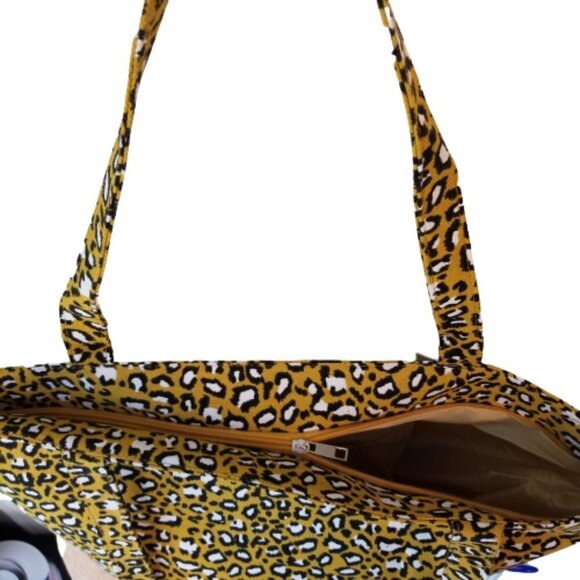 Jute Tote Large Bag Leopard Print 🐆NWT - Picture 5 of 6